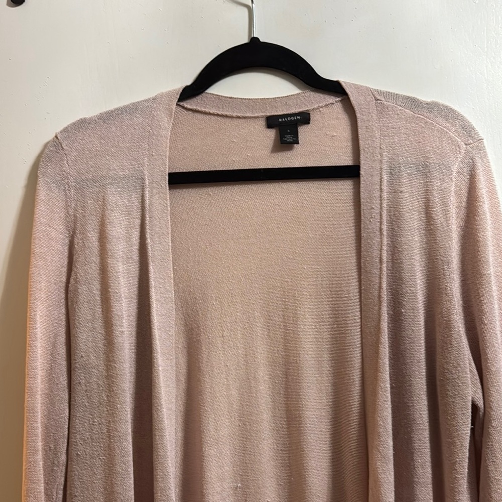 Halogen Pink Lightweight Cardigan Sweater